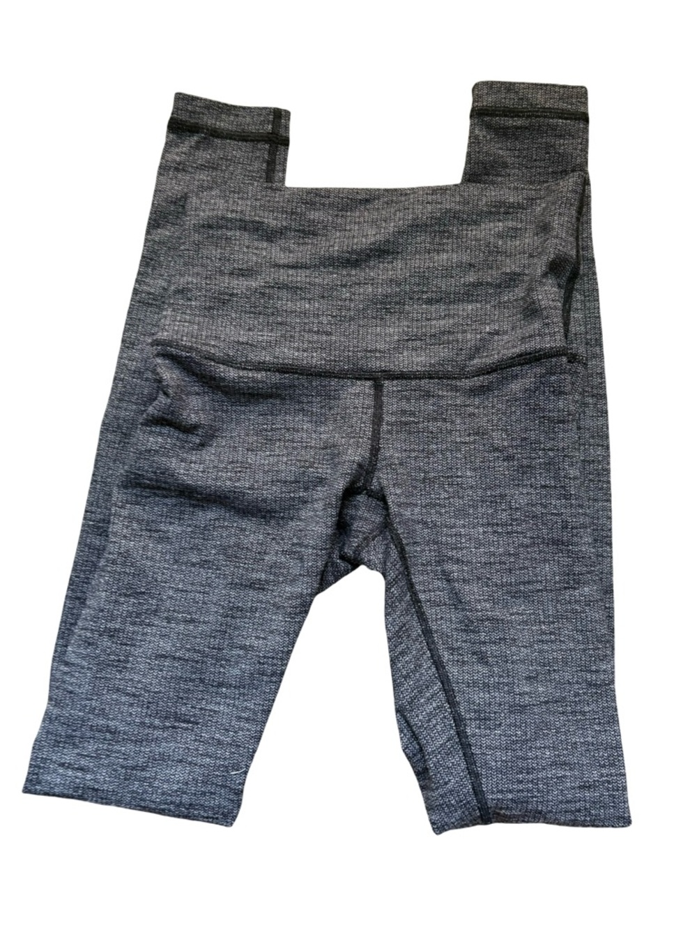Lululemon High-Rise Herringbone Leggings Gray Black Size 4